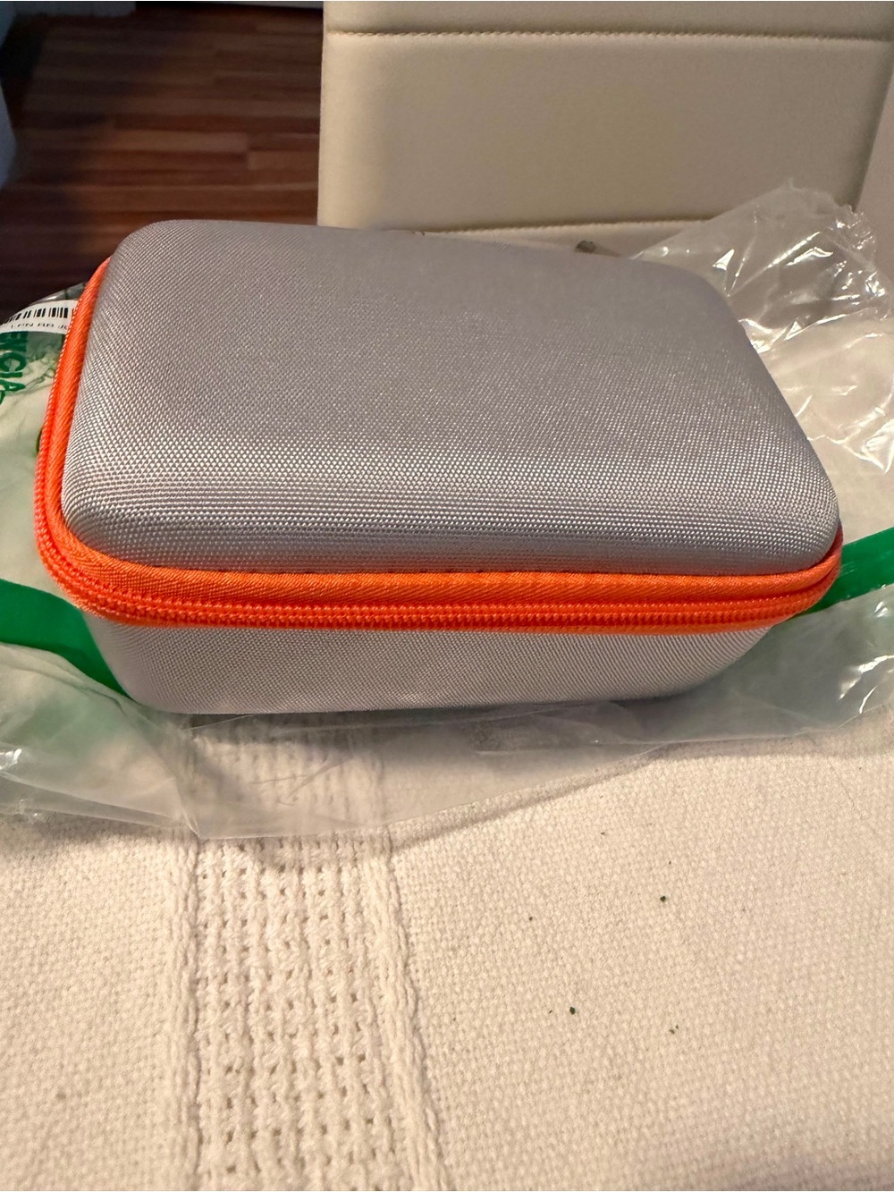 Compact Orange Protective Electronics Carrying Case - Picture 3 of 4